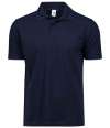 T1200 1200 Tee Jays Power Organic Piqué Polo Shirt Navy colour image